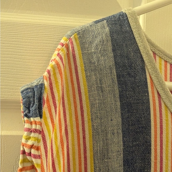 Stripped Linen Dress - Made in Italy - Picture 5 of 5